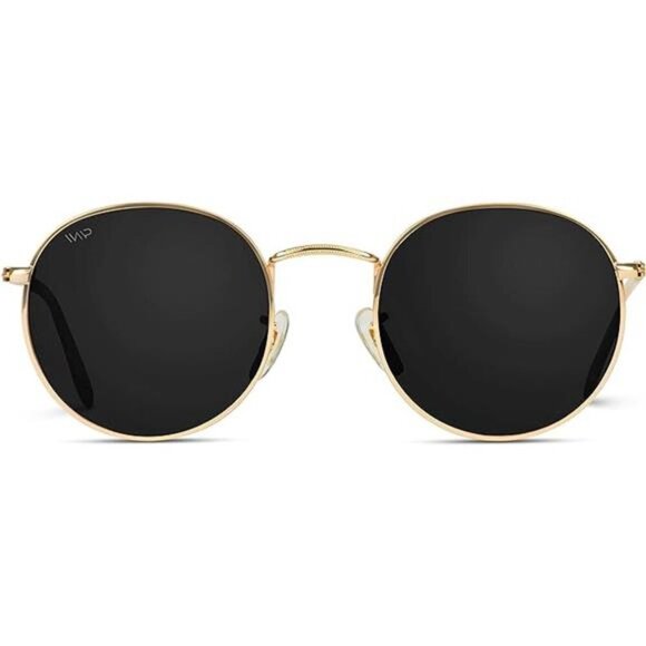 Reflective Lens Round Trendy Sunglasses main image 5